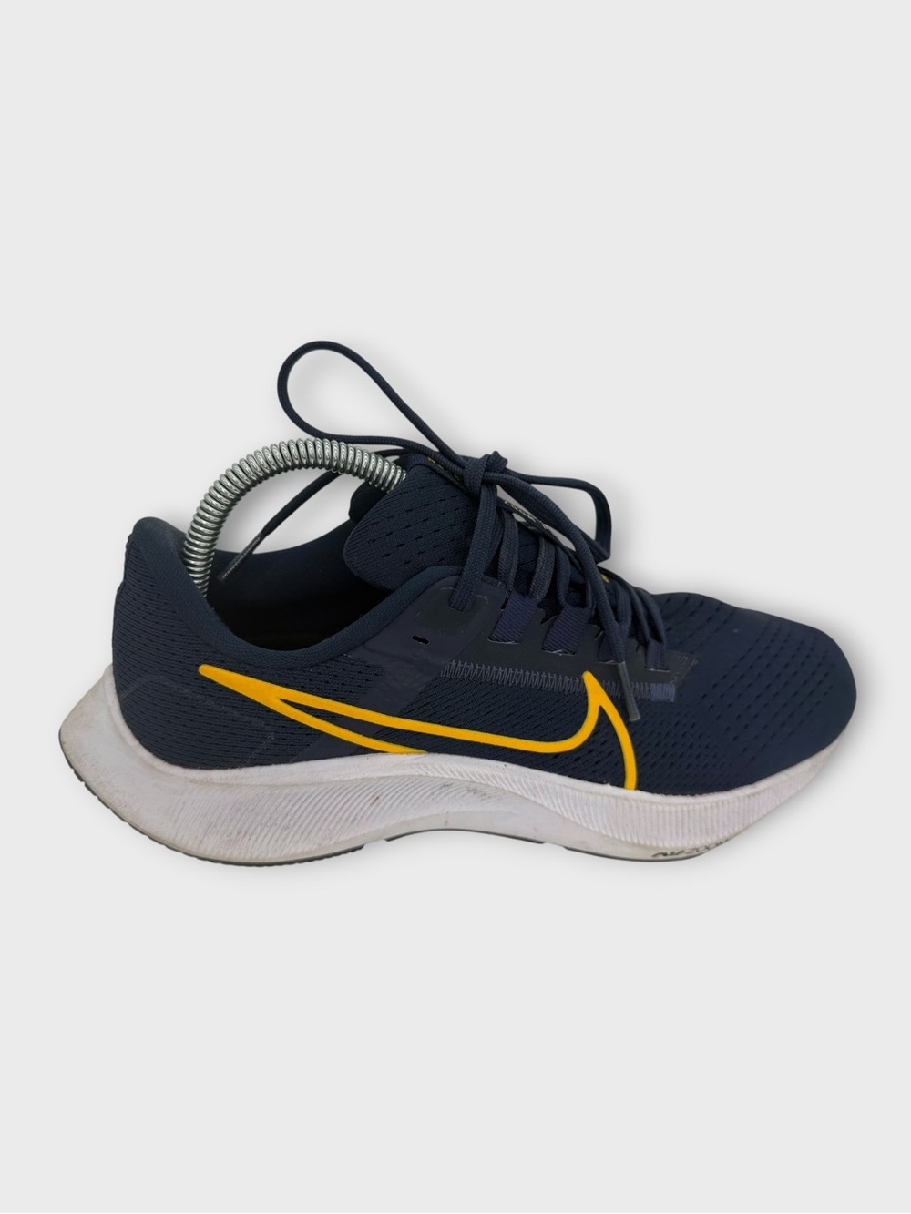 Nike Air Zoom Pegasus 38 Women’s 8.5 Navy Yellow Running‎ CZ1901-402